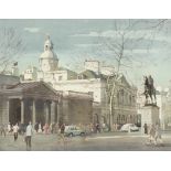 Aubrey F Sykes (British 1910-1995)/Whitehall, London/signed/watercolour,