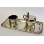 A rectangular silver cruet set stand, by Guild of Handicraft, 2006,