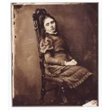 After Lewis Carroll (British 1832-1898) a pair of reproduction photographs of Miss Leila Campbell