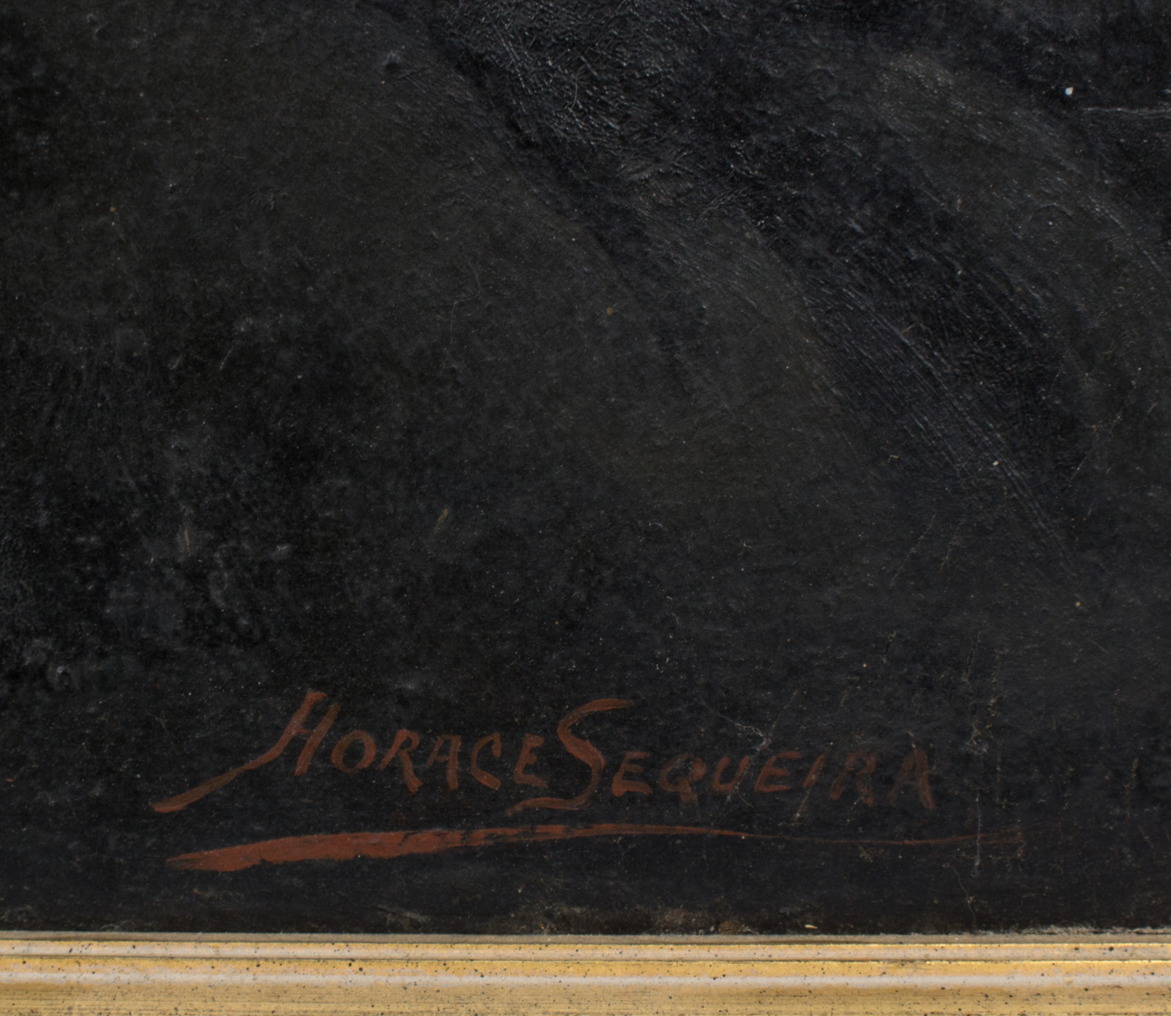 Horace Sequeira/Portrait of Dr George William Sequeira/signed/oil on board, - Image 3 of 4