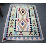 A Navajo style rug,
