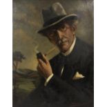 Horace Sequeira/Portrait of Dr George William Sequeira/signed/oil on board,