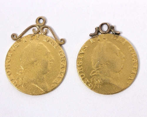 Two George III gold spade guineas, 1787 and 1790, - Image 2 of 2