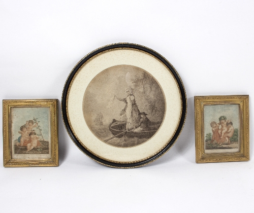 Edmund Scott (1758-1811)/After George Morland/Putti/a pair/hand coloured stipple engravings/the - Image 2 of 2
