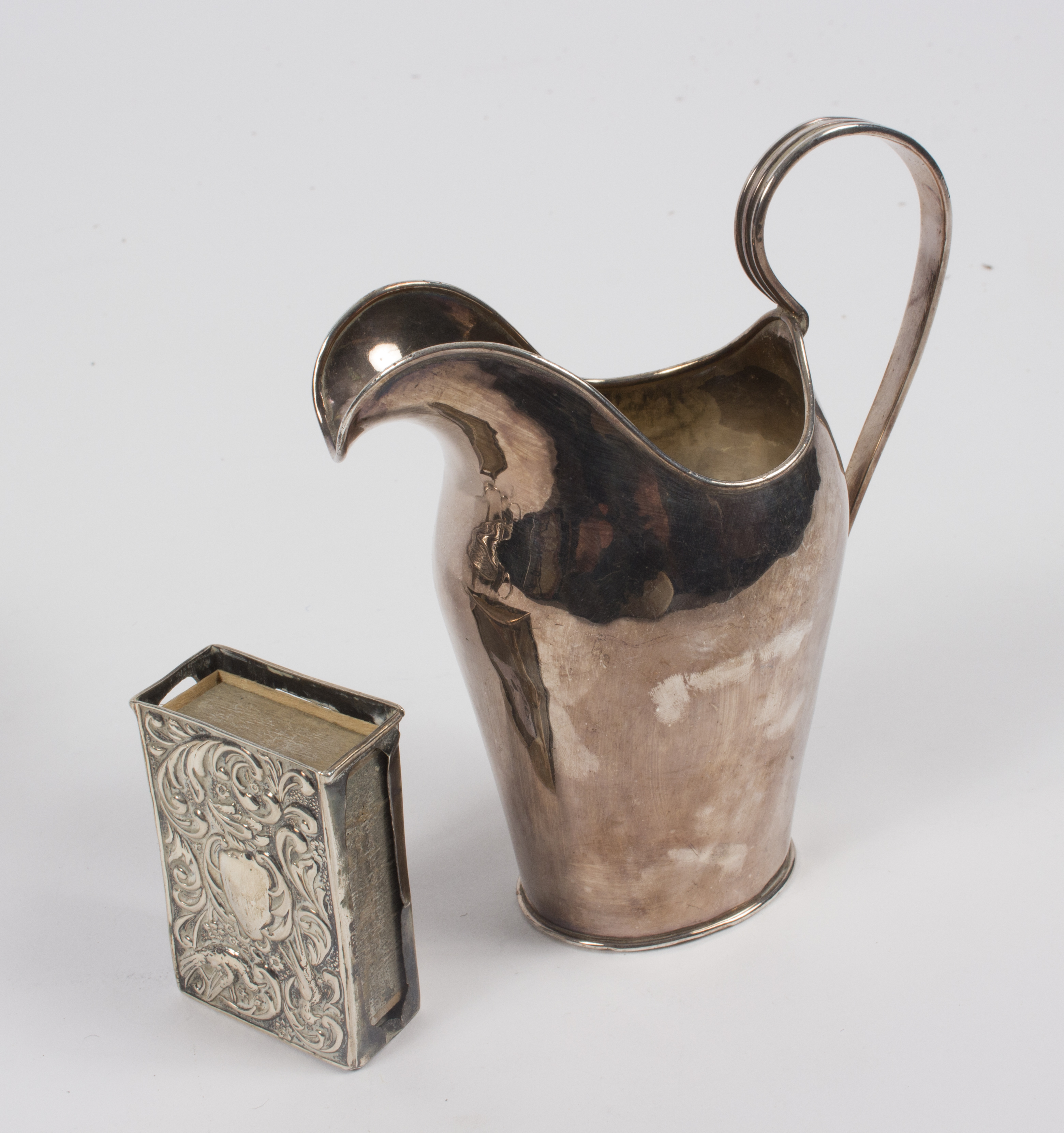 A silver tankard, a plated jug, - Image 3 of 3