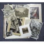 A group of various prints and etchings to include a number of early etchings after Sadler and an