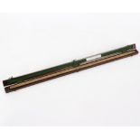 A late Victorian brass Imperial baton capacity measure by Thomas Cheshire of Liverpool (fl.