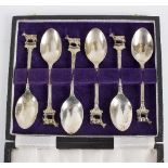A set of six silver teaspoons, Bruce Russell (Guernsey), assayed London 1978,