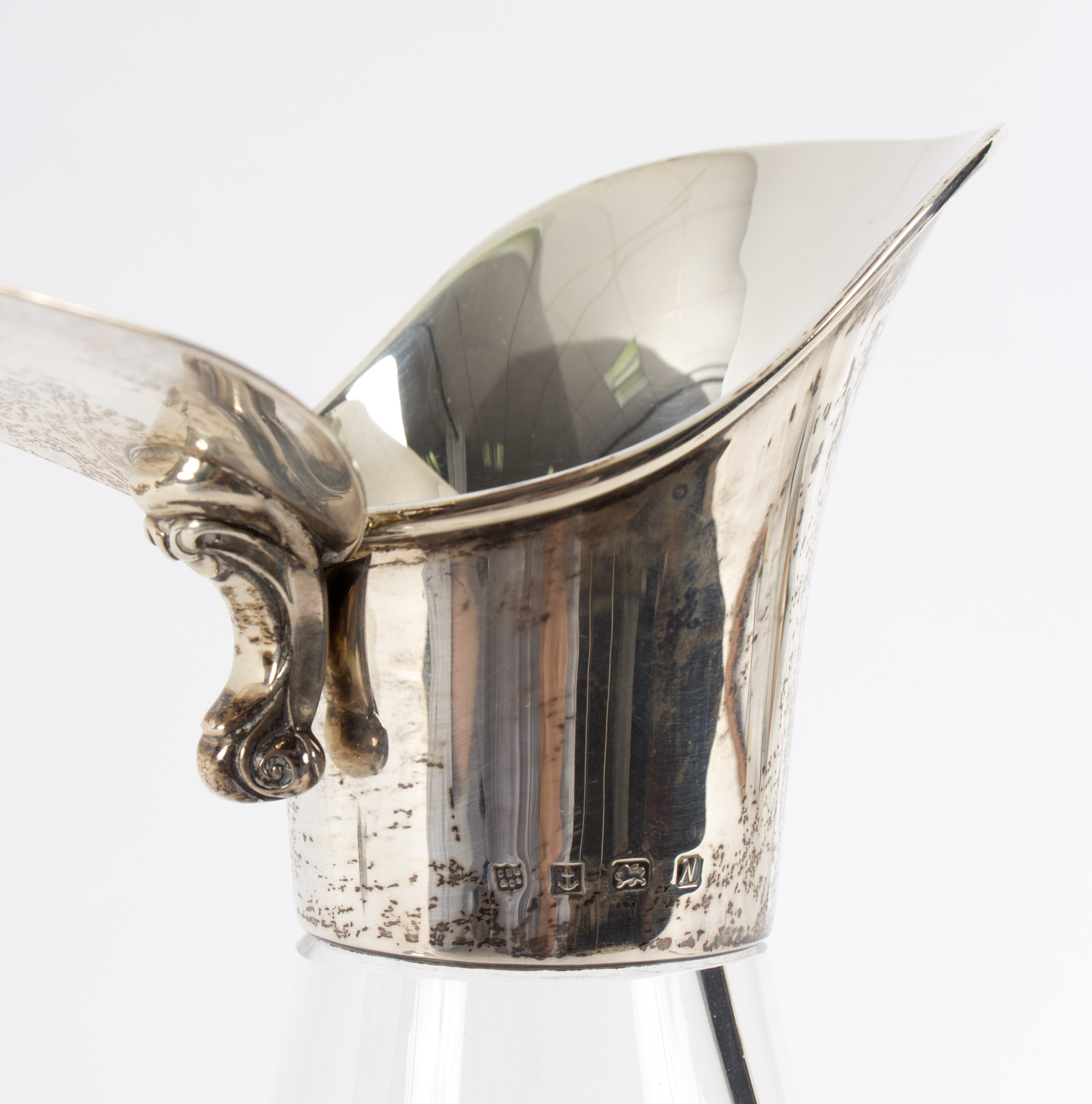 A silver mounted claret jug, CSG & Co. - Image 2 of 2