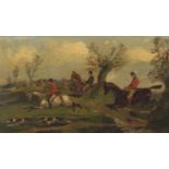 After Henry Alken/Hunting Scenes/a pair/oil on board,