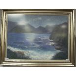 Dawn Cookson (British 1925 - 2005)/Coastal Landscape/signed/pastel,