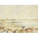 Dorcie Sykes (British 1908-1998)/Coastal Scene/watercolour,