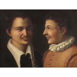 After Carracci Annibale/Laughing Boys/17th Century bust portraits/oil on canvas,