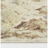 James Hayllar (British 1829-1920)/Study of Rocks on the Shore, 'Equiher',