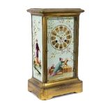 A mid 19th Century eight-day mantel clock, Howell James & Co.