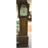 A 19th Century eight-day oak cased longcase clock,