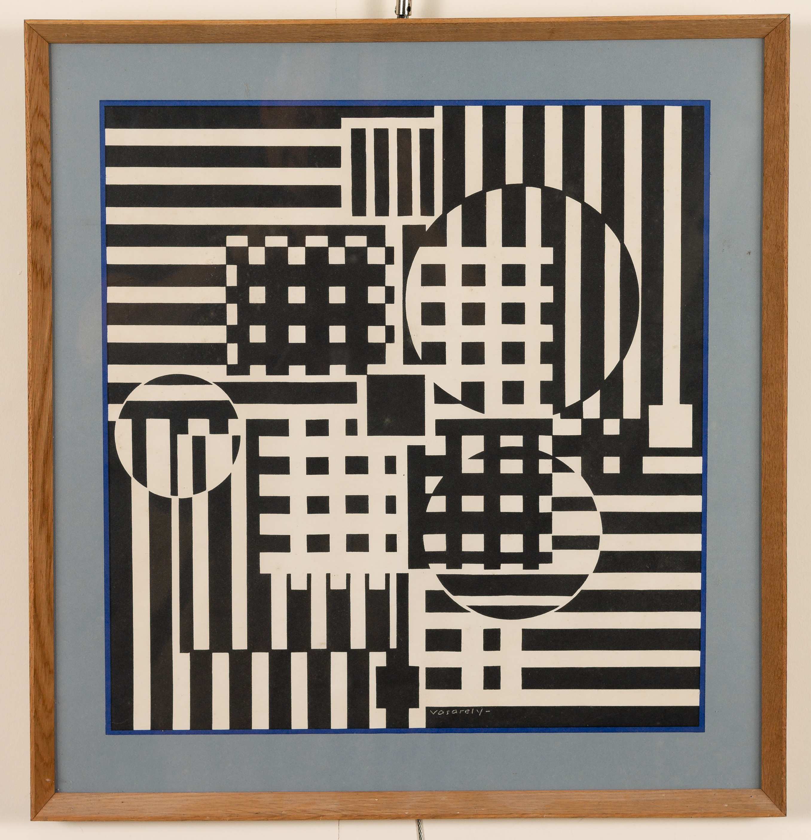 Victor Vasarely (French 1908-1997)/Pleione, circa 1961-3/signed within plate/serigraph, - Bild 2 aus 2