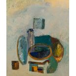 Attributed to Audrey Lewis-Hopkins (British 1914-2011)/Abstract Still Life/inscribed verso