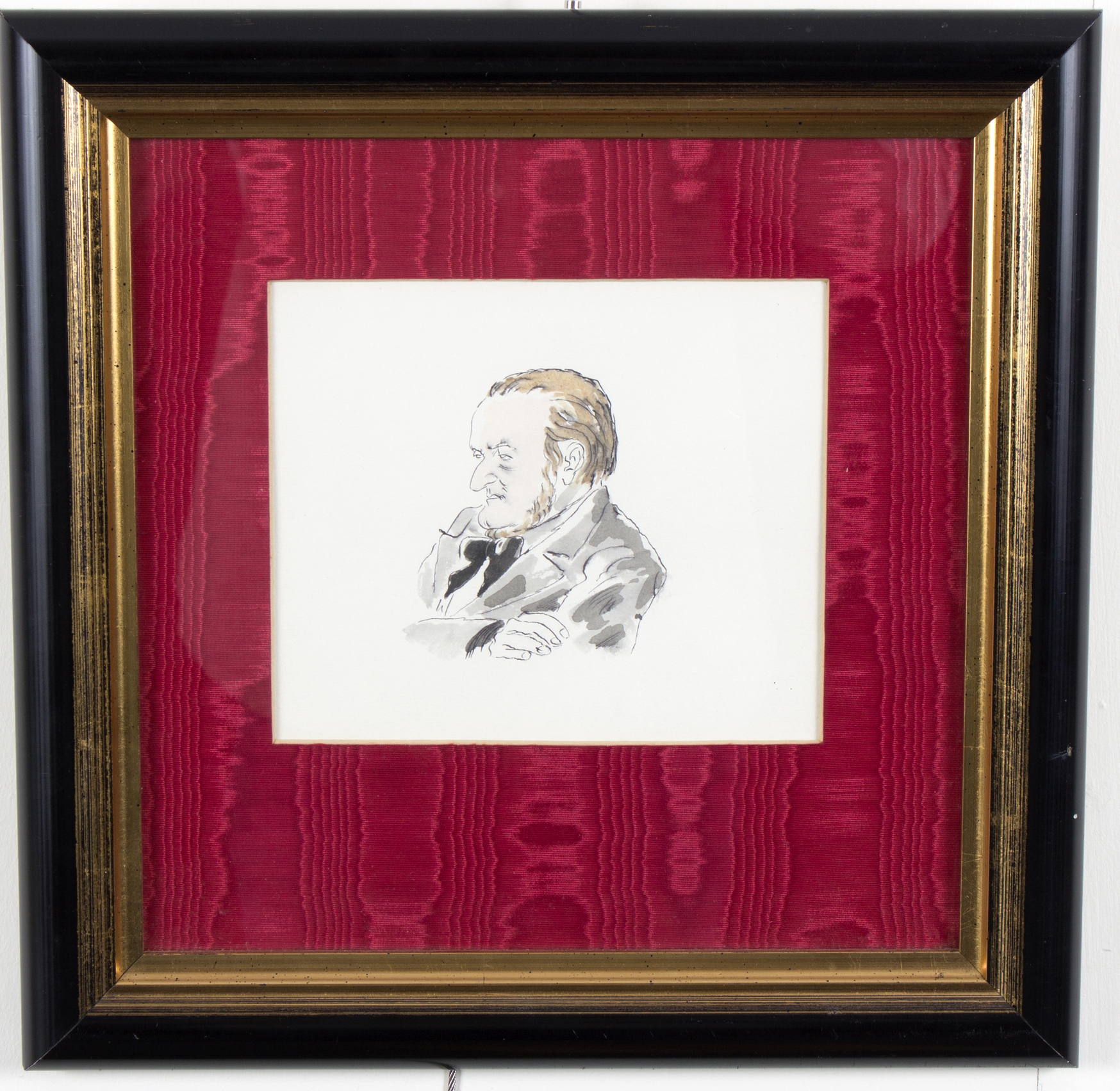 Timothy J Howard (20th Century) after Stuck/Portrait of Richard Wagner/bearing signature Franx - Image 4 of 4
