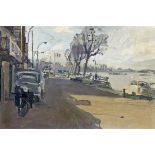 Dick Lee (Rhodesian 1923-2001)/Putney, March/oil on board,