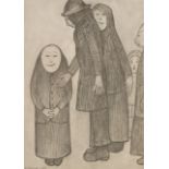 Laurence Stephen Lowry (British 1887-1976)/Family Discussion/edition 327/850/blind stamp and signed