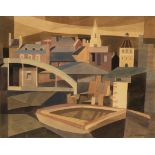 Maurice Johnson (British, born 1920)/Townscape/signed and dated 51/watercolour,
