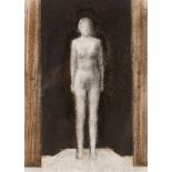 Robert Clatworthy RA (British 1928-2015)/Standing Figure/signed with initials/pastel on paper,