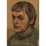 George Chapman (British 1908-1994)/Portrait of Eric Ayers/signed and inscribed verso/oil on board,