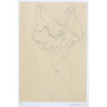 Douglas Owen Portway (South African 1922-1993)/Undressing/signed in pencil to mount and numbered