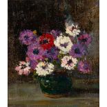 William Josiah Redworth (British 1873-1947)/Anemones/oil on canvas, 30cm x 25.