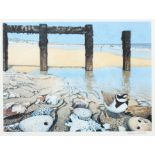 Michael Warren (born 1938)/Bird at the Shore/limited edition 211/300/lithograph,