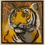 Norah Vivian (early 20th Century)/Tiger/signed in pencil/woodcut,