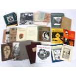 A group of various books on wood engraving, linocuts and related,