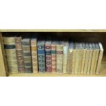 Nineteen leather bound School prize volumes