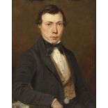 Early 19th Century English School/Portrait of a Gentleman, half-length/oil on canvas laid to panel,