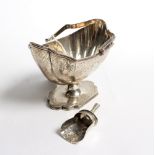 A George III silver sugar basket, Charles Hollingshead, London 1792,