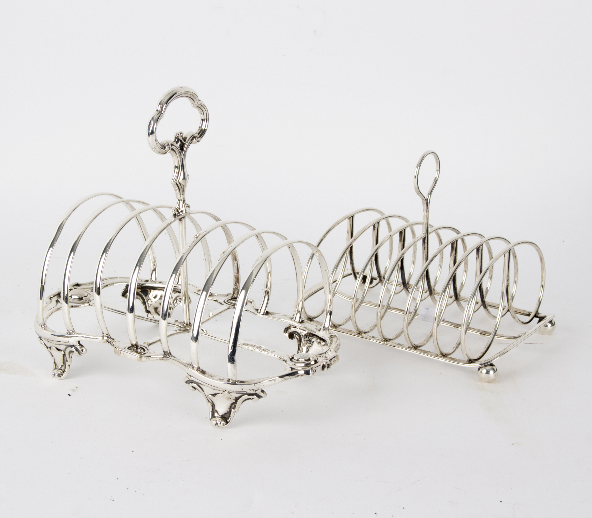 A Victorian silver toast rack, HW & Co. - Image 2 of 2