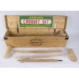 A Jaques croquet set Condition Report: The condition is as new,