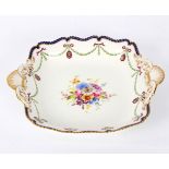 A Royal Worcester shell-handled dish, date code for 1913,