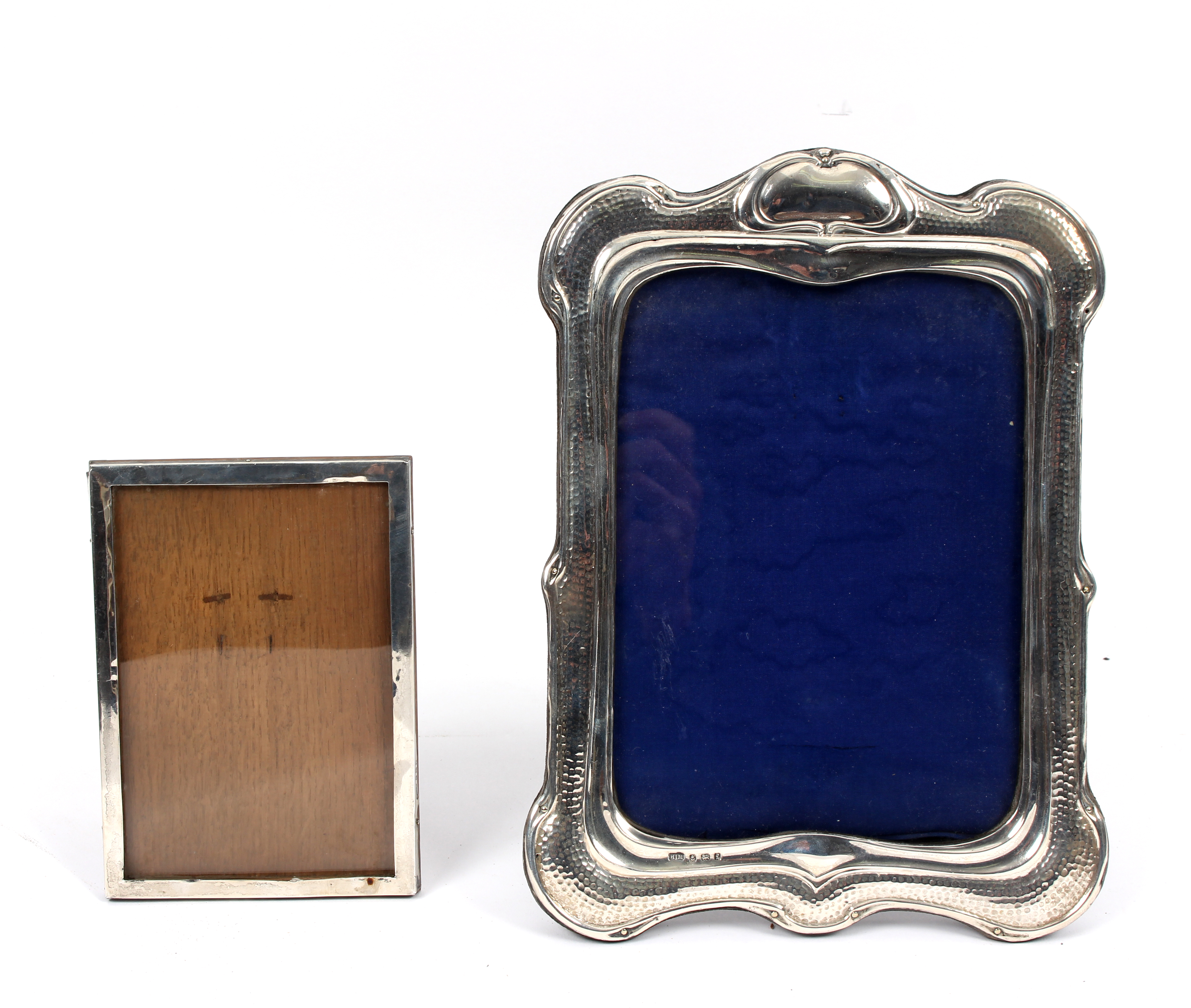 A silver photograph frame, H M Birmingham 1905,