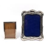 A silver photograph frame, H M Birmingham 1905,