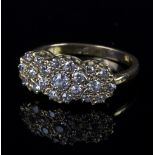 A diamond dress ring,