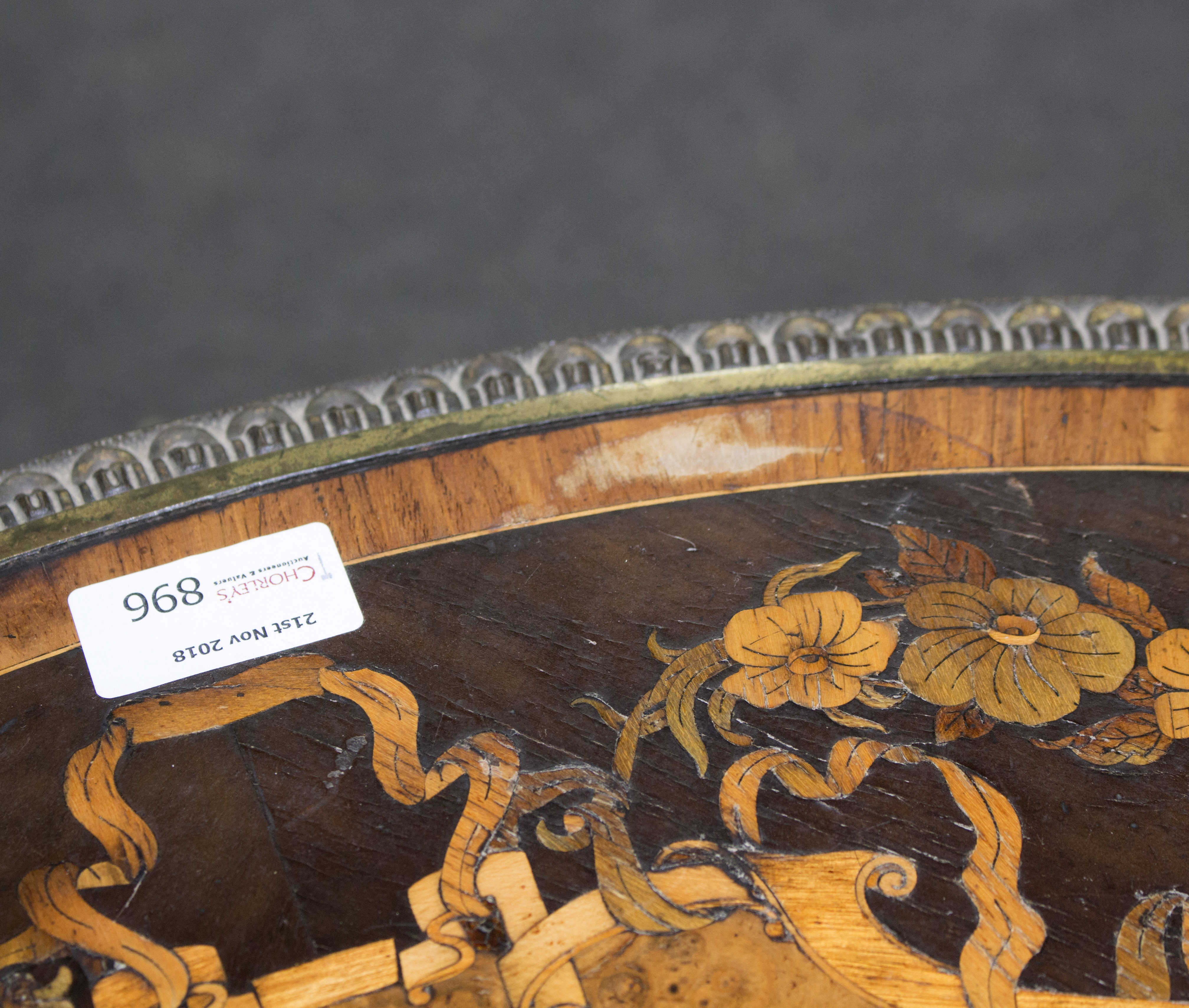 A Victorian burr walnut and marquetry circular table, in the manner of Robert Blake, - Image 7 of 11
