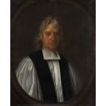 18th Century English School/Portrait of Bishop Frampton of Gloucester/half-length/portrait in an