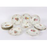 Nine Royal Copenhagen plates,