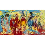 LeRoy Neiman (American 1921-2012)/Stretch Stampede/signed and numbered 135/300,