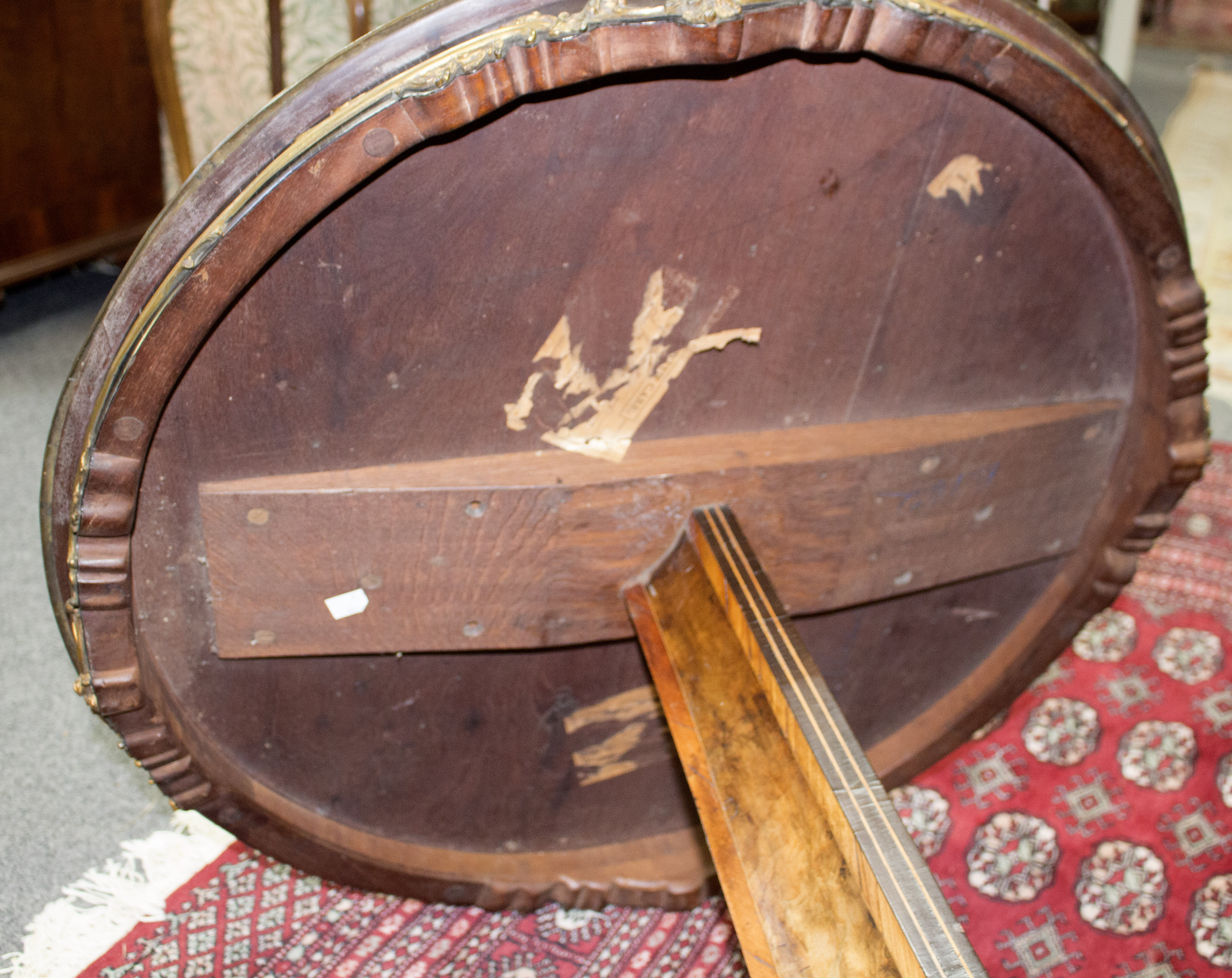 A Victorian burr walnut and marquetry circular table, in the manner of Robert Blake, - Image 10 of 11