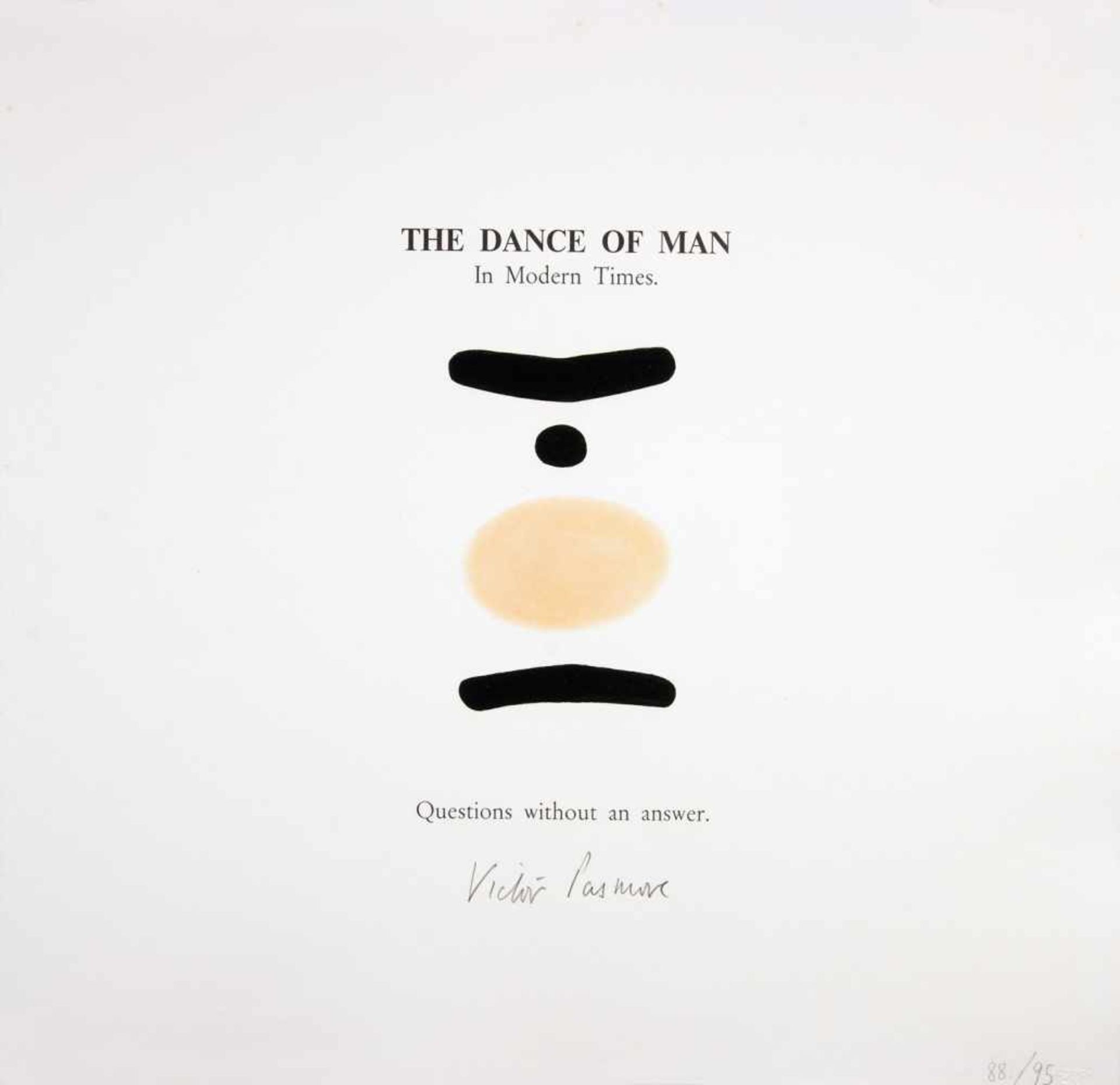 Victor Pasmore. The Dance of Man. La Danca delluomo.In Modern Times. Questions without an answer.