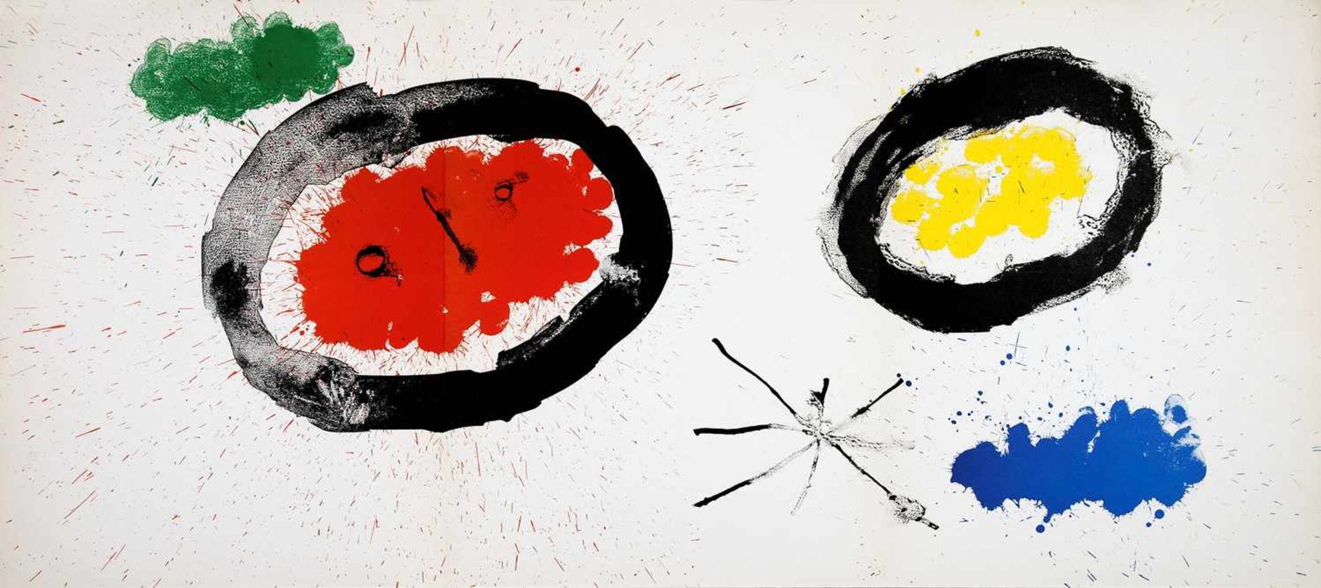 Joan Miró. Vier Hefte »Derrière le miroir«.Paris, Maeght 1956-1961. Mit zusammen 15, meist - Image 3 of 3