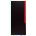 Olle Bærtling. Ohne Titel.Farbserigraphie. 1968. 36,8 : 16,5 cm (39,0 : 18,3 cm) Signiert, datiert